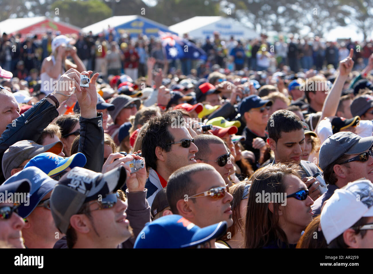 Australian crowd atmosphere image