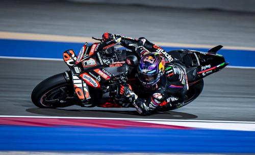Jorge Martín aboard the Honda HRC machine
