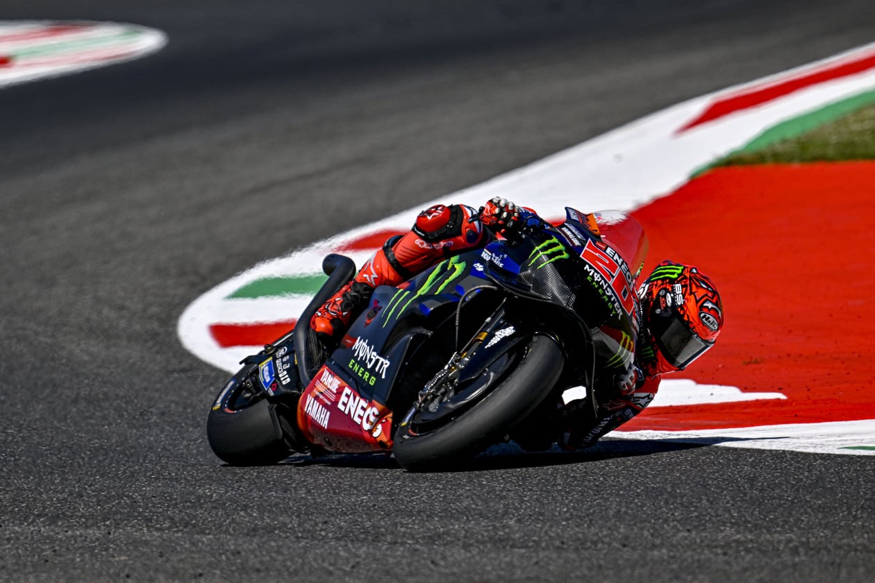 Image showing qualifying action at Mugello to accompany the qualifying section