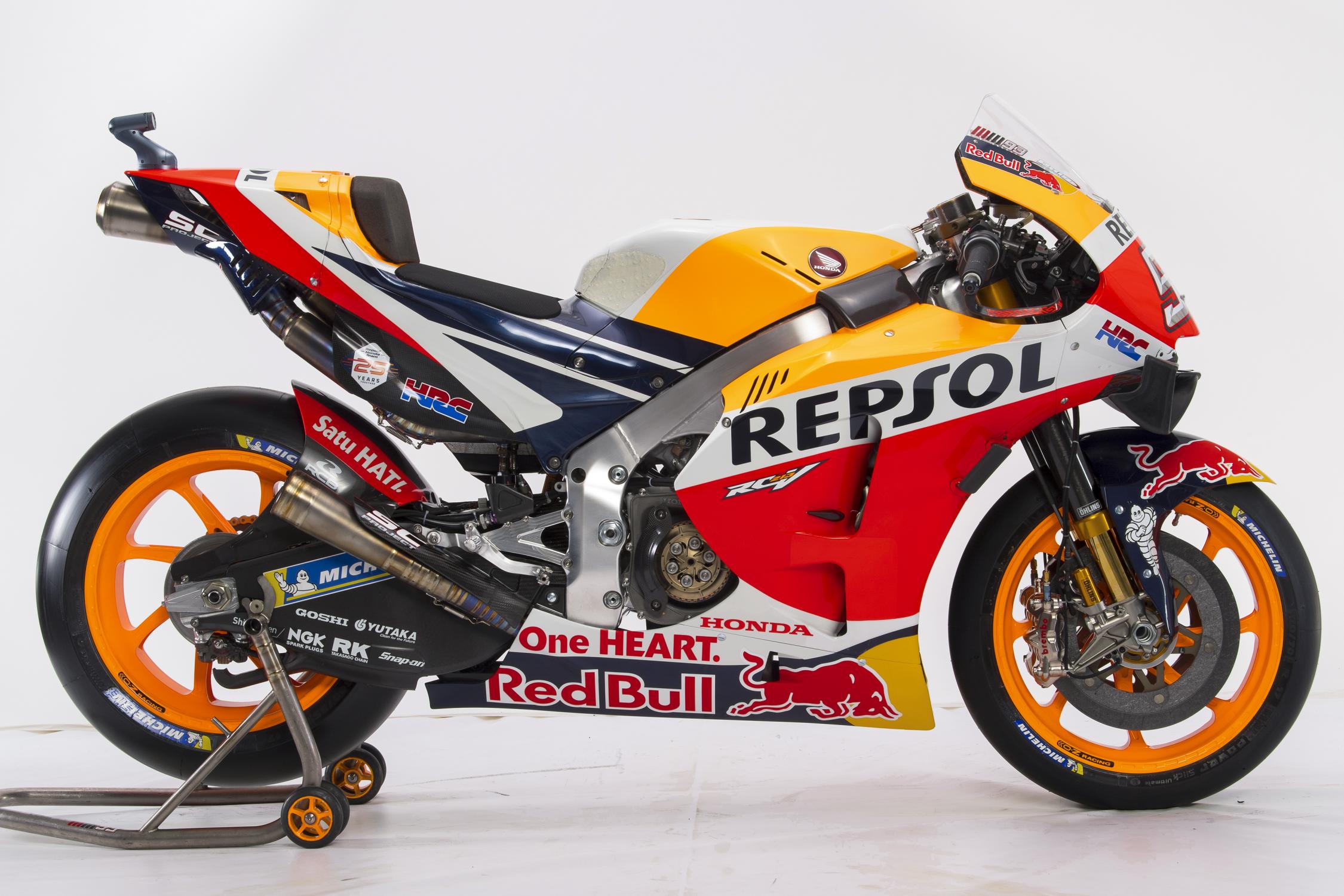 Repsol Honda MotoGP bike on track