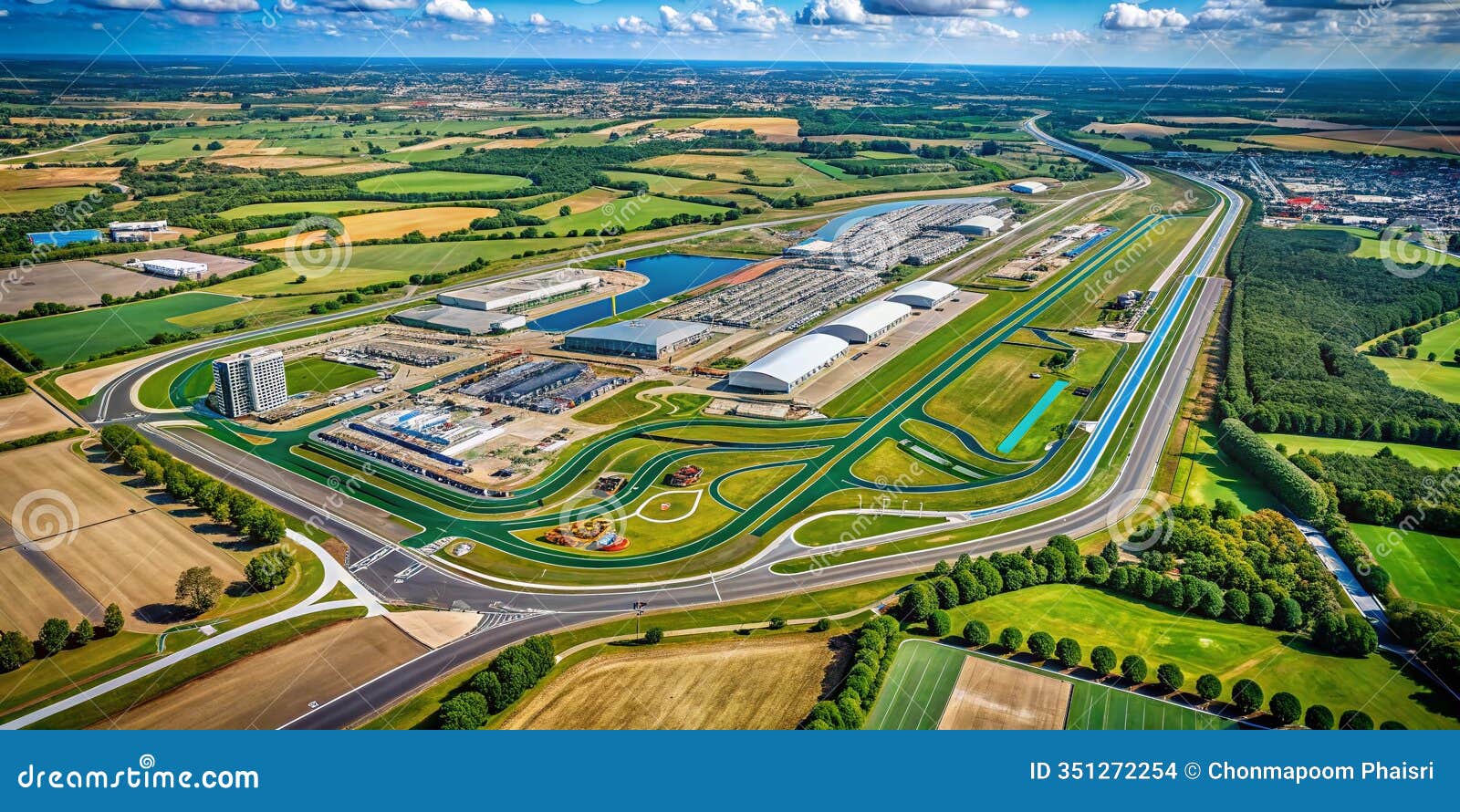 Hero image showing the Silverstone Circuit with MotoGP bikes racing