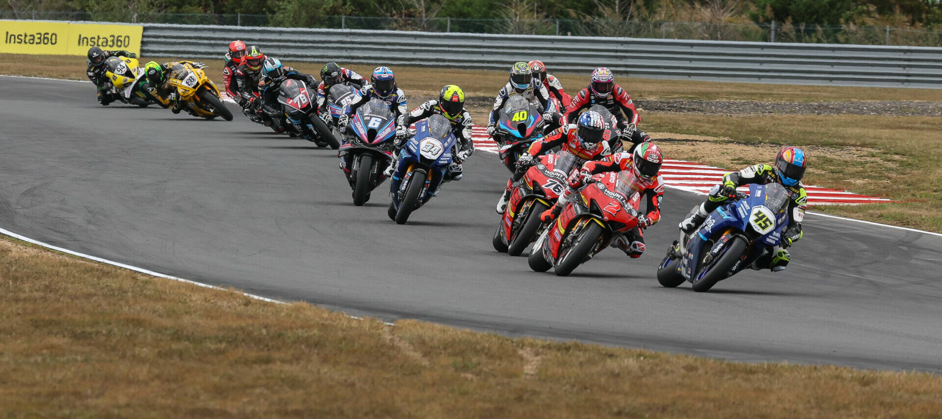 Aerial or paddock view of NJMP Thunderbolt Raceway
