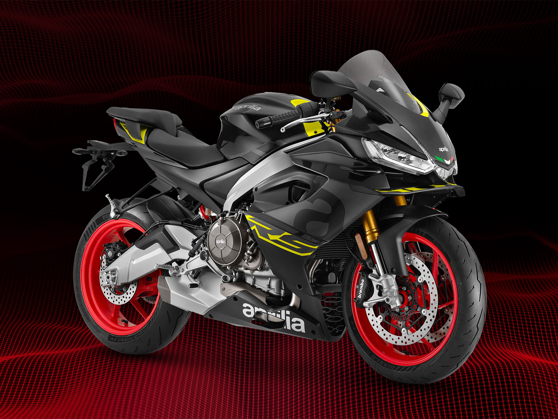 Illustrating the Aprilia brand section