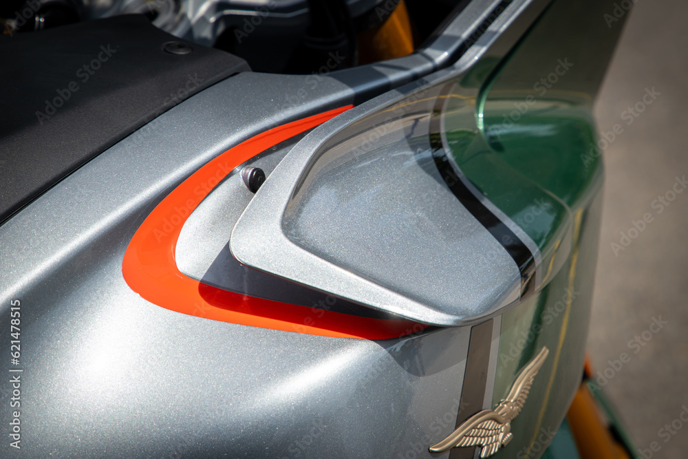 Illustrating the Moto Guzzi brand section