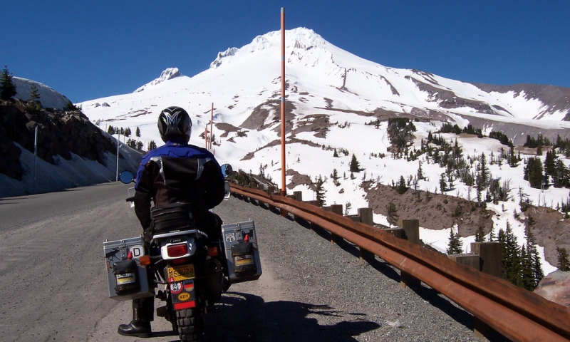 Tillamook Loop route imagery through forested Oregon coast range