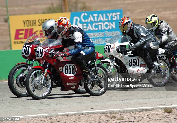 Motorcycle cornering at Willow Springs Big Willow circuit