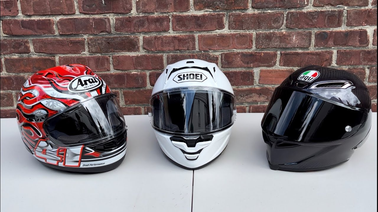 Hero image showing all three helmets side by side for intro