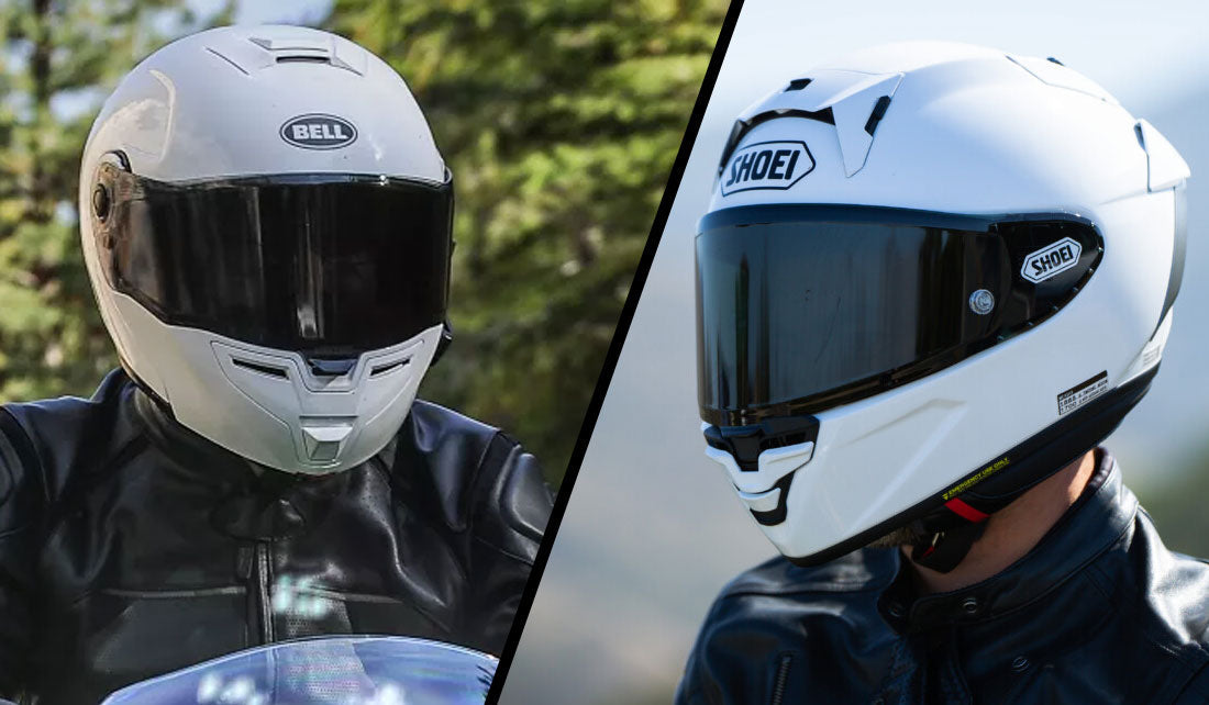 Hero image showing all three helmets side by side or a rider wearing a premium helmet