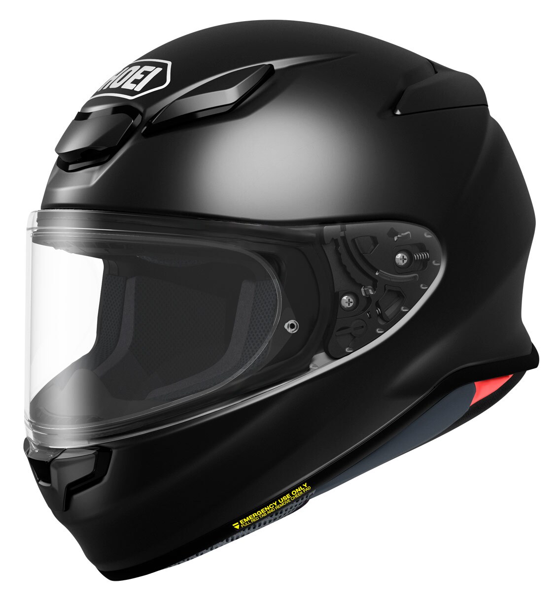 Close-up product shot of the Shoei RF-1400 helmet