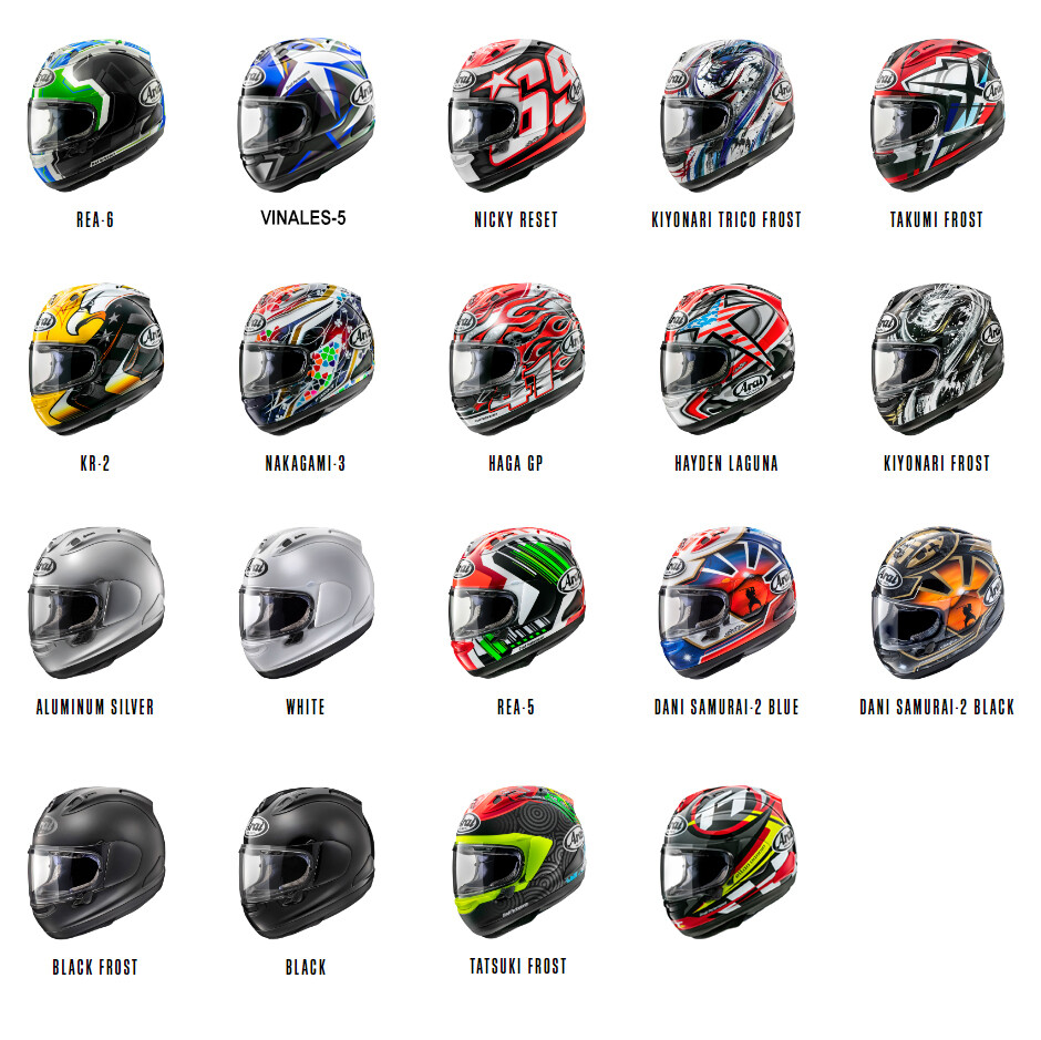 Product or lifestyle shot of the Arai Corsair-X helmet