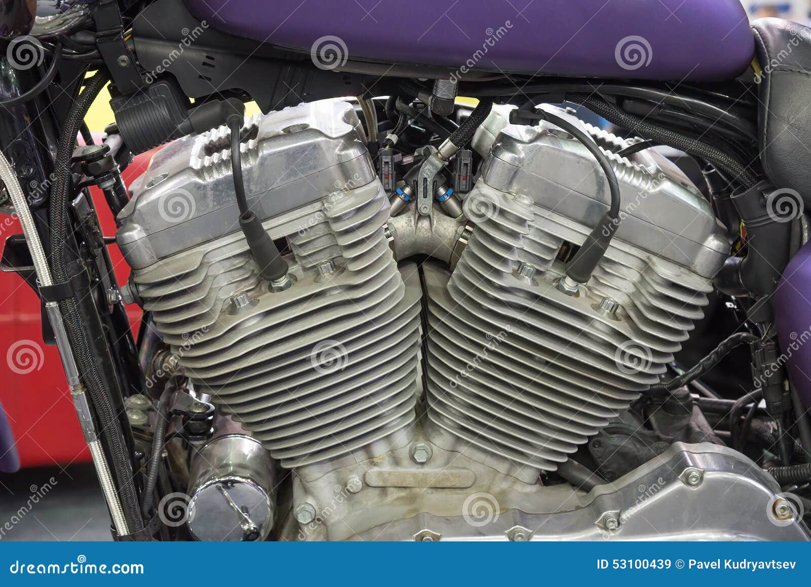 Image of a twin-cylinder engine
