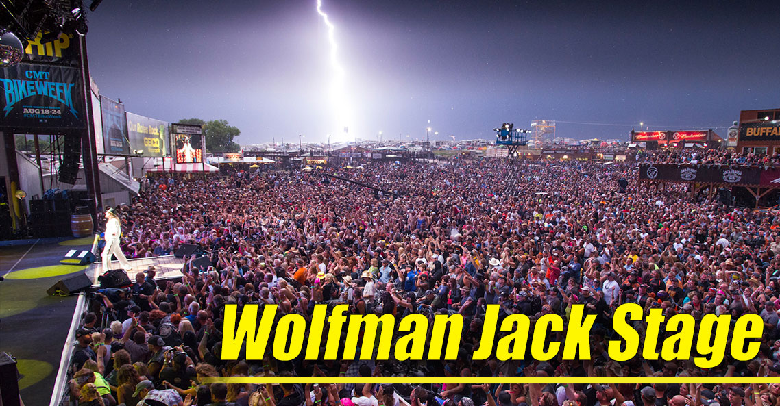 Motorcycles riding through Spearfish Canyon on the Northern Hills Heritage Loop