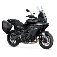 Yamaha Tracer 9 HY on a scenic touring road