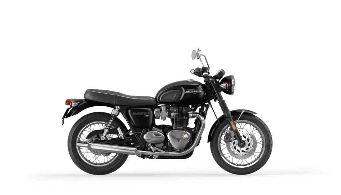 Classic Bonneville styling shot for heritage section