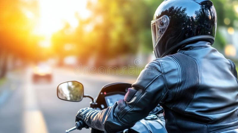 Hero image showing a rider fully kitted out in helmet, jacket, gloves, pants, and boots