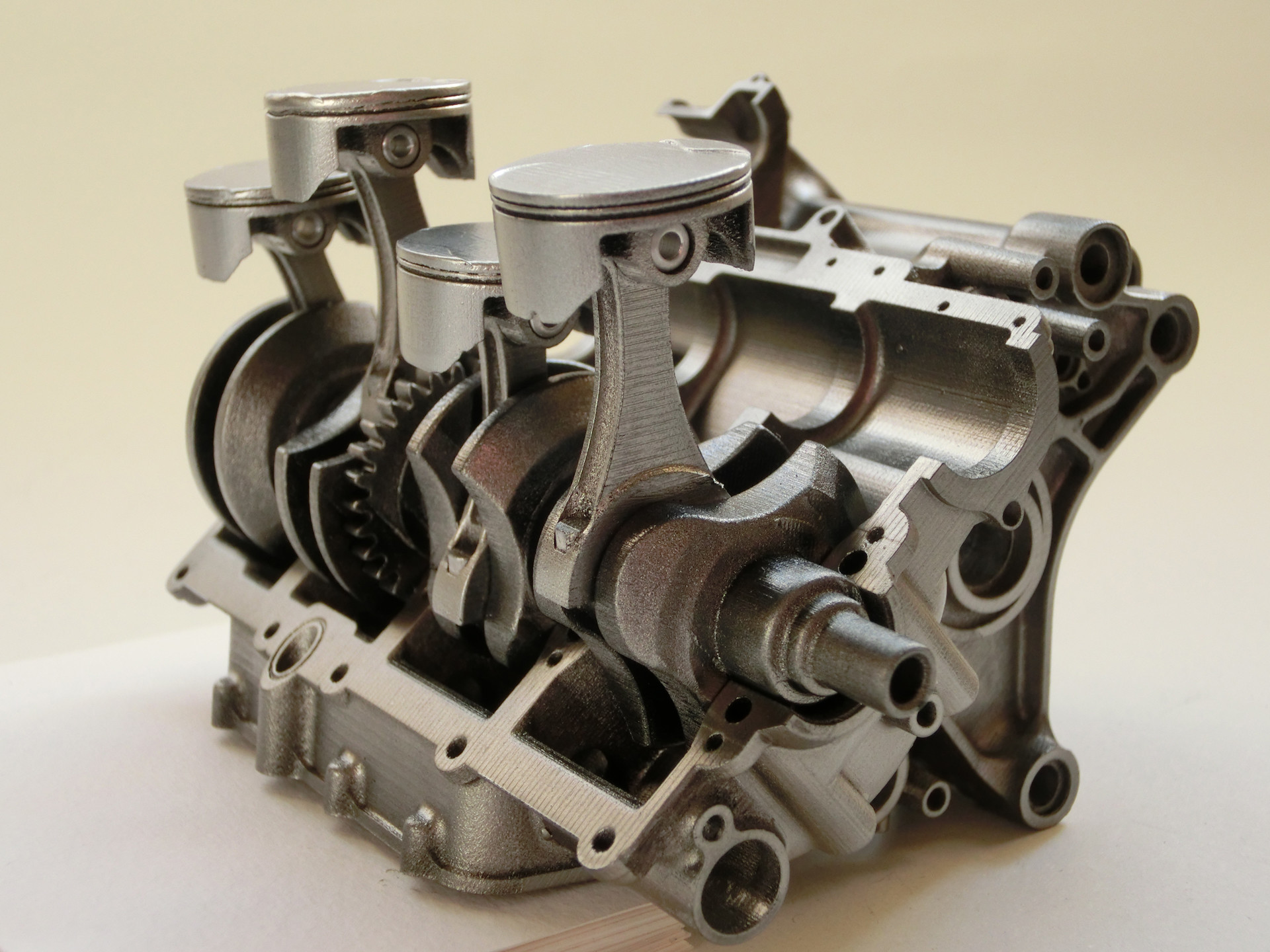 Engine detail shot for powertrain section