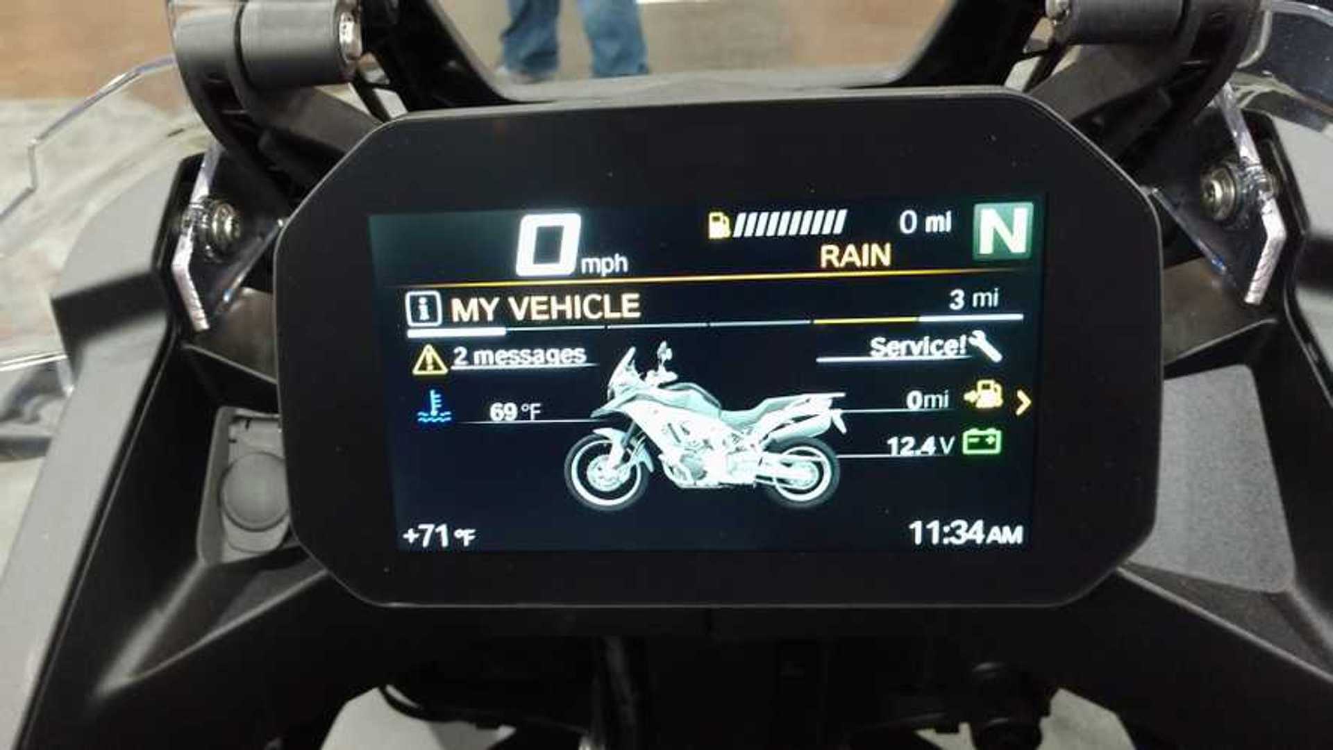 Dashboard/electronics display image for electronics section